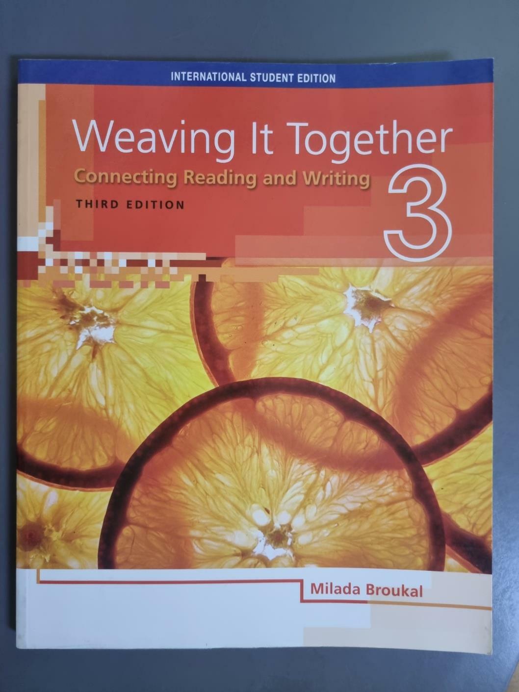 [중고] Weaving It Together 3: Student Book (3rd Edition)