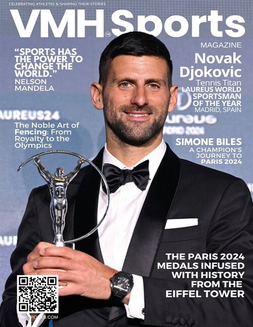 VMH Sports - Novak Djokovic World Champion, Olympian, and the Paris 2024 Medals Infused with the Eiffel Tower (Paperback, 3)