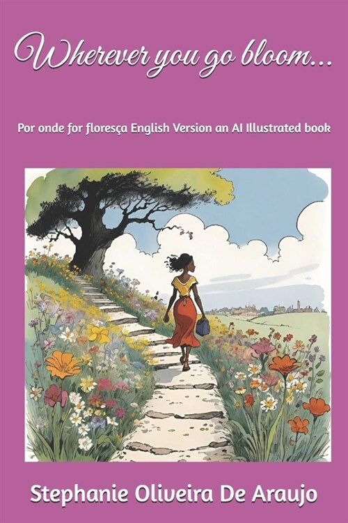 Wherever you go bloom...: Por onde for flores? English Version an AI Illustrated book (Paperback)