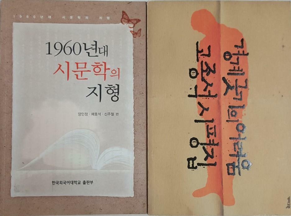 [중고] 1960년대 시문학의 지형 + 경계긋기의 어려움 고종석 시평집