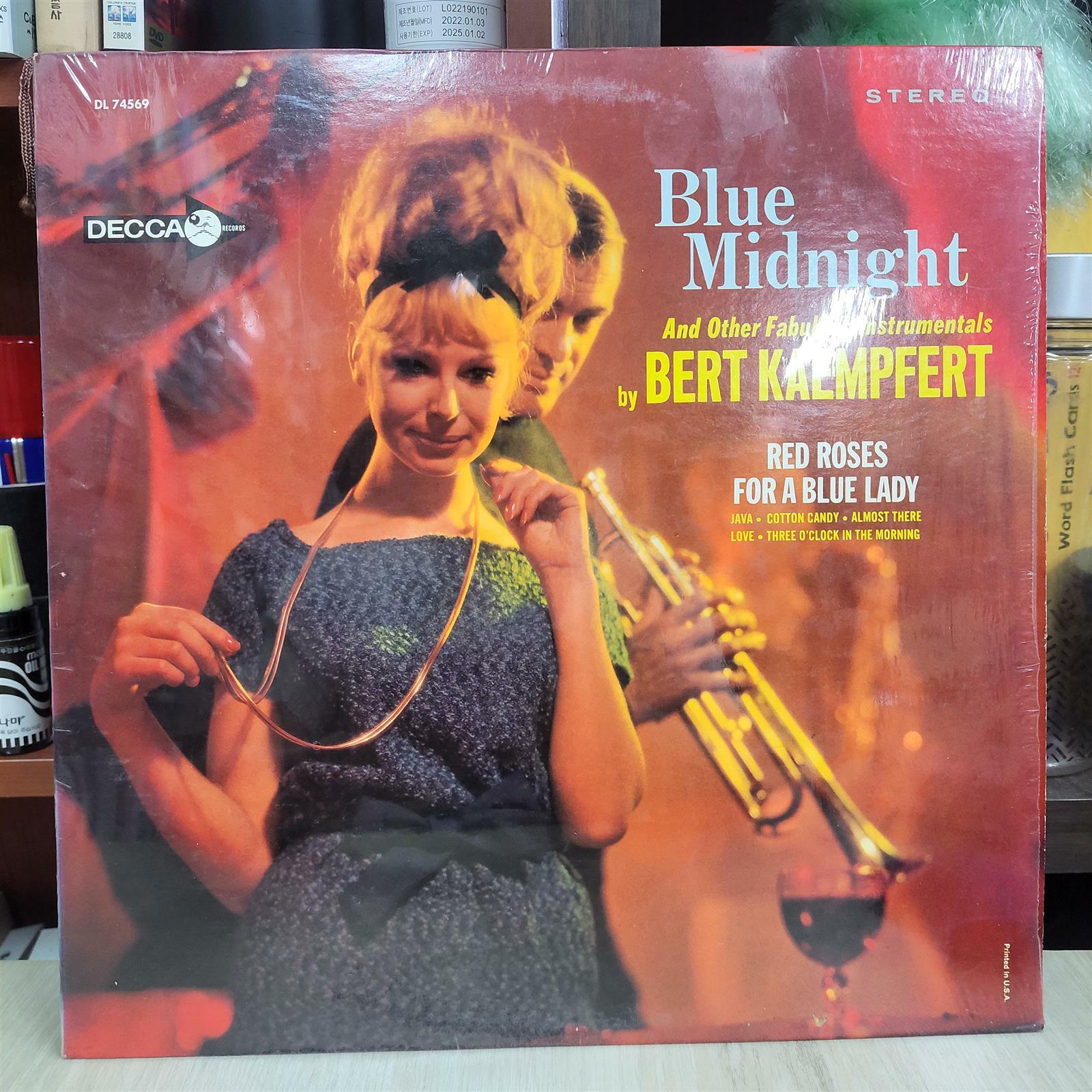 [중고] [수입LP] BERT KAEMPFERT - Blue Midnight