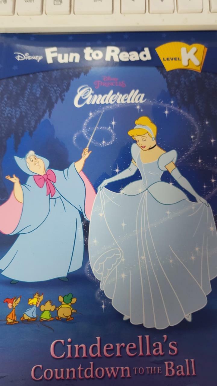 [중고] Disney Fun to Read K-04 : Cinderella‘s Countdown to the Ball (신데렐라) (Paperback)