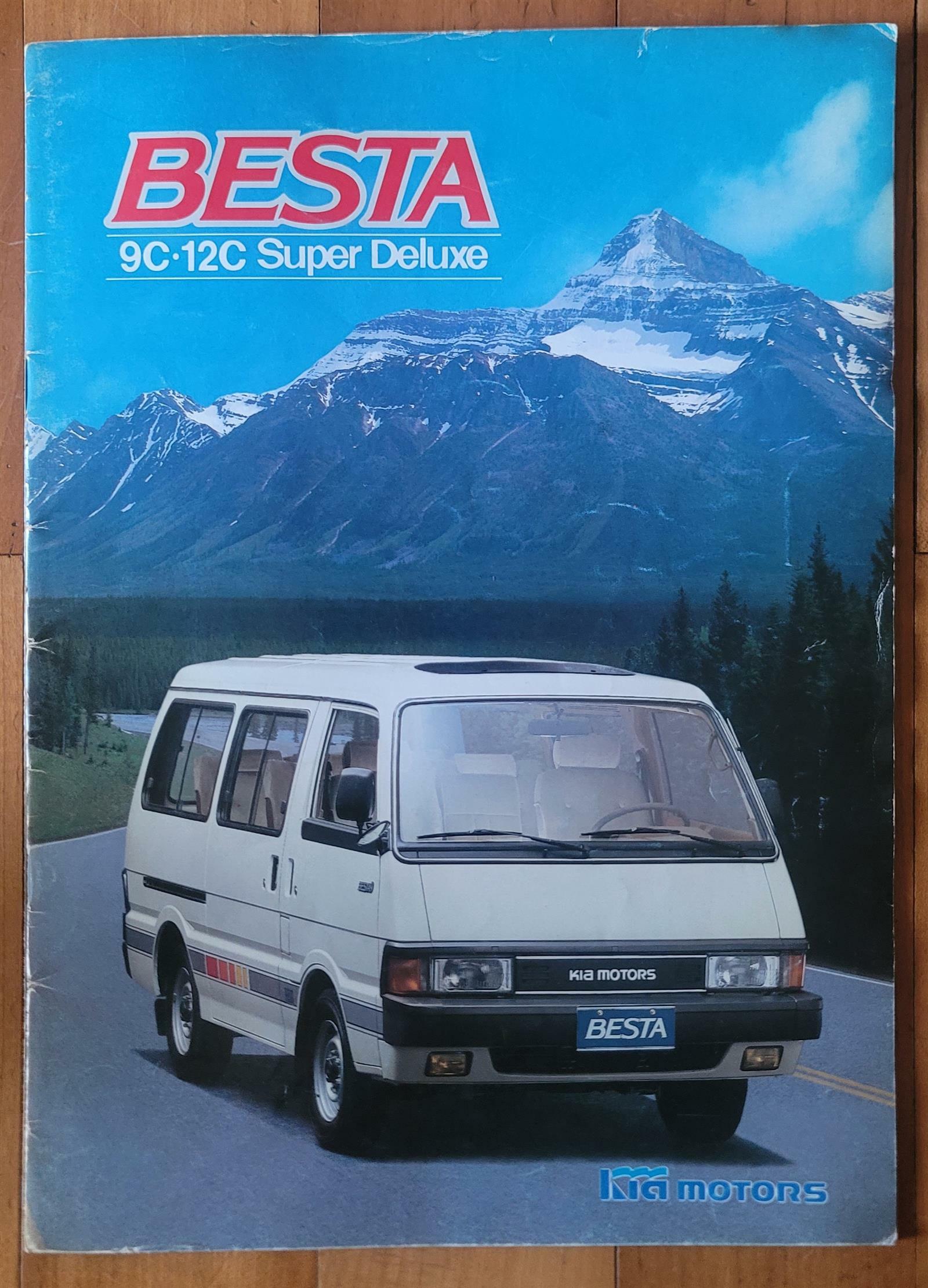 [중고] BESTA 9C 12C Super Deluxe Kia motors 1986년 상급