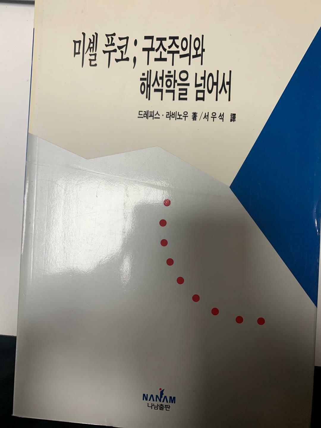 [중고] 미셀 푸코: 구조주의와 해석학을 넘어서