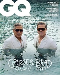 GQ UK (월간) : 2024년 09월 조지 클루니, 브래드 피트 커버