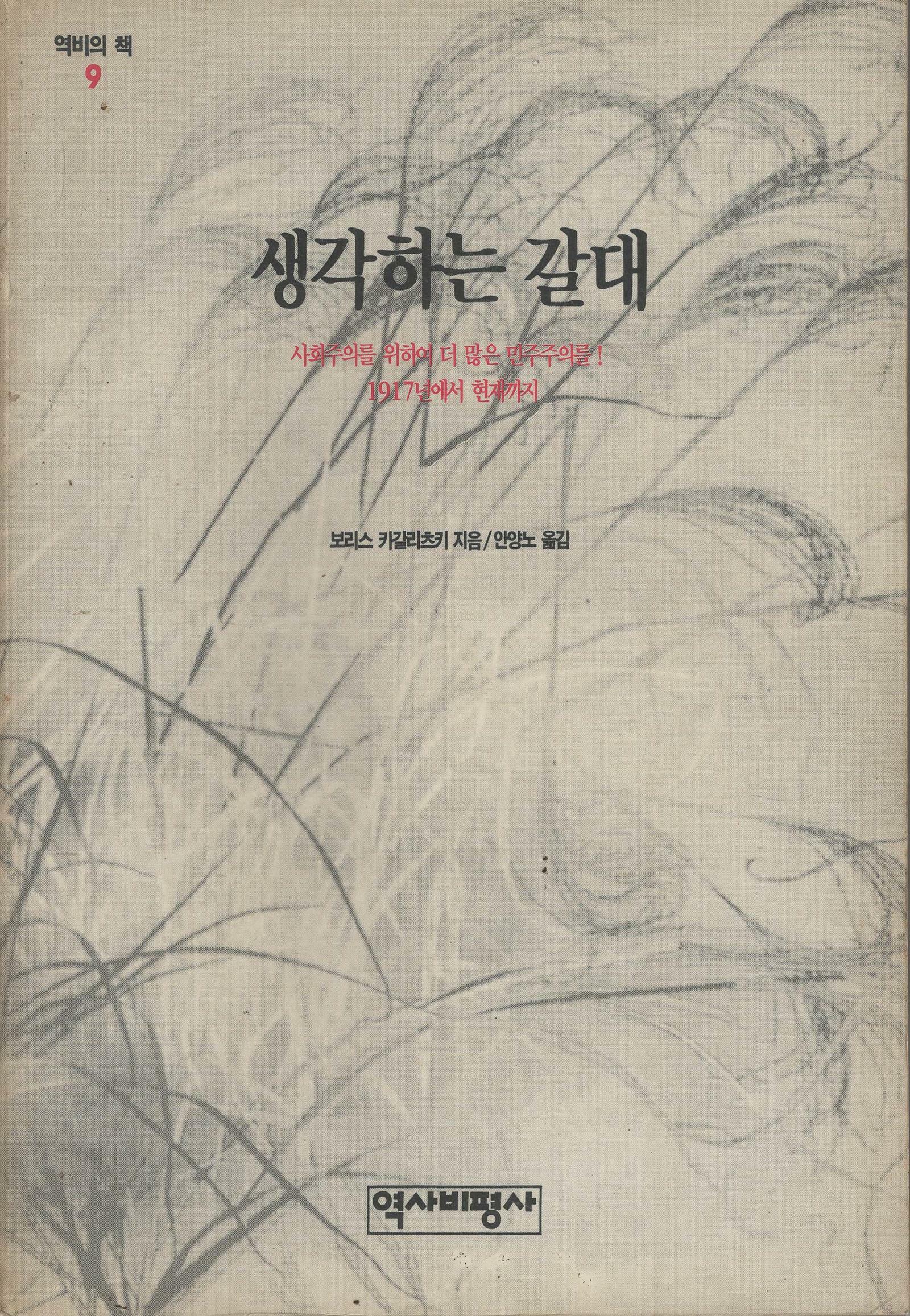 [중고] 생각하는 갈대 - 사회주의를 위하여 더 많은 민주주의를!, 1917년에서 현재까지