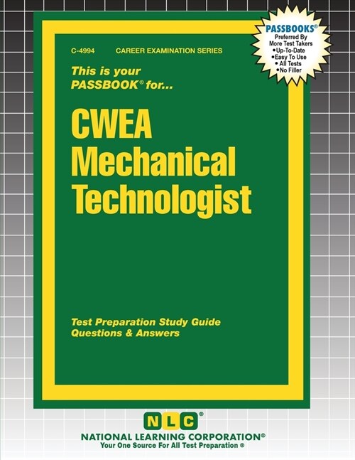 CWEA Mechanical Technologist (Paperback)