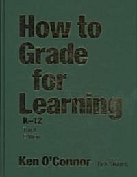 How to Grade for Learning K-12 (Hardcover, 3rd)