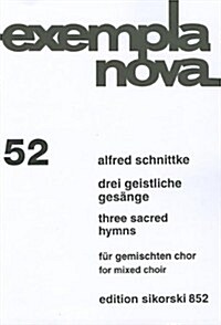 Schnittke: Drei Geistliche Gesange/Three Sacred Hymns: Fur Gemischten Chor/For Mixed Choir (Paperback)