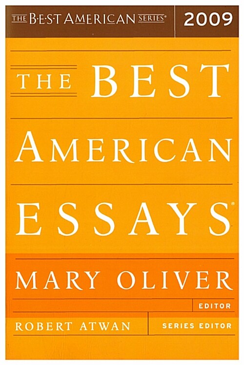 [중고] The Best American Essays 2009 (Paperback, 2009)