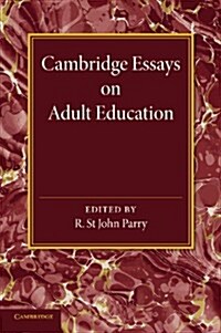 Cambridge Essays on Adult Education (Paperback)