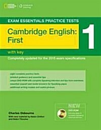Exam Essentials: Cambridge First Practice Tests 1 W/Key + DVD-ROM (Paperback, 3, Revised)