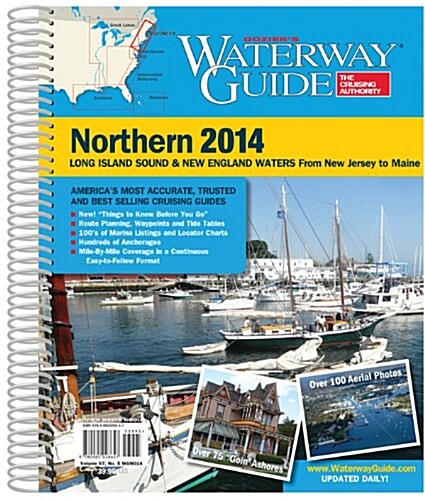 Doziers Waterway Guide 2014 Northern Long Island Sound & New England Waters (Paperback, Spiral)