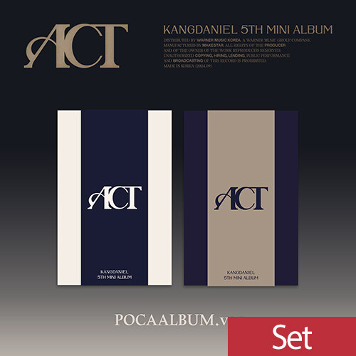 [SET] 강다니엘 - 미니 5집 ACT (POCA)[2종 세트]