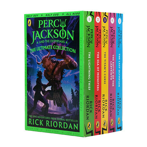 Percy Jackson 5 Books Box Set (Paperback 5권)