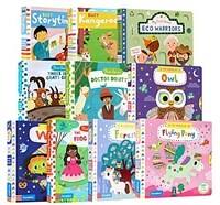 Push Pull Slide 시리즈 보드북 10종 세트 (Board Book 10권)