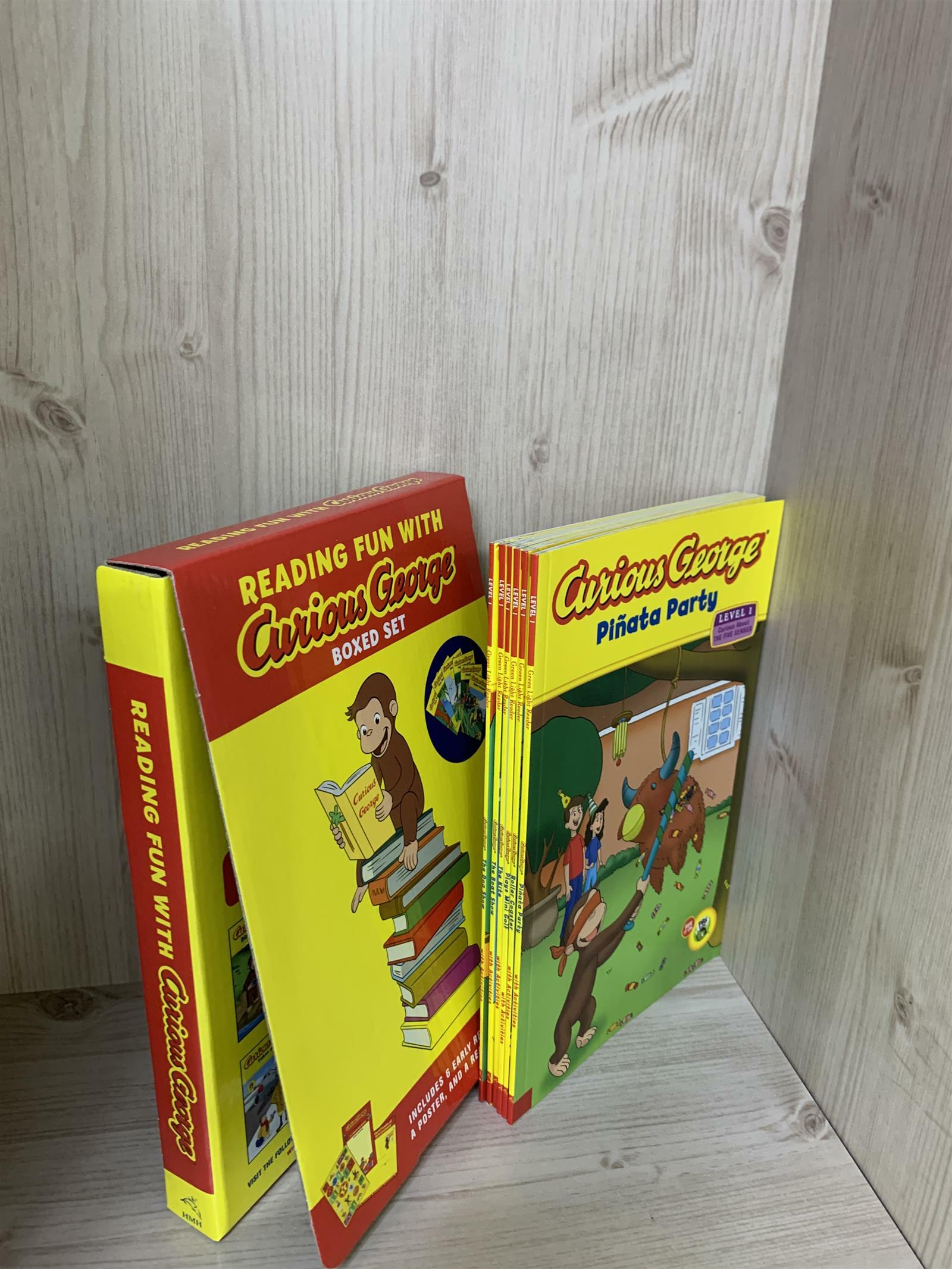 [중고] Reading Fun with Curious George Boxed Set (Boxed Set)