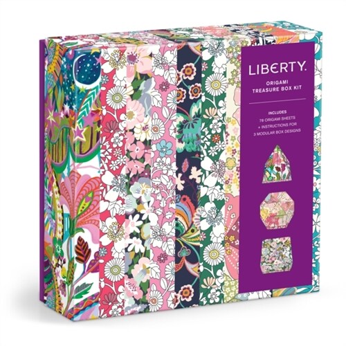 Liberty Origami Treasure Box Kit (Paperback)