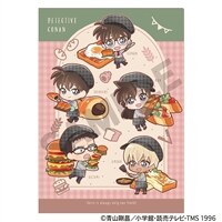 명탐정 코난 싱글 클리어파일 핑크 캬라페코 베이커리