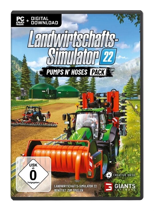 Landwirtschafts-Simulator 22: Pumps n Hoses Pack, 1 DVD-ROM (DVD-ROM)