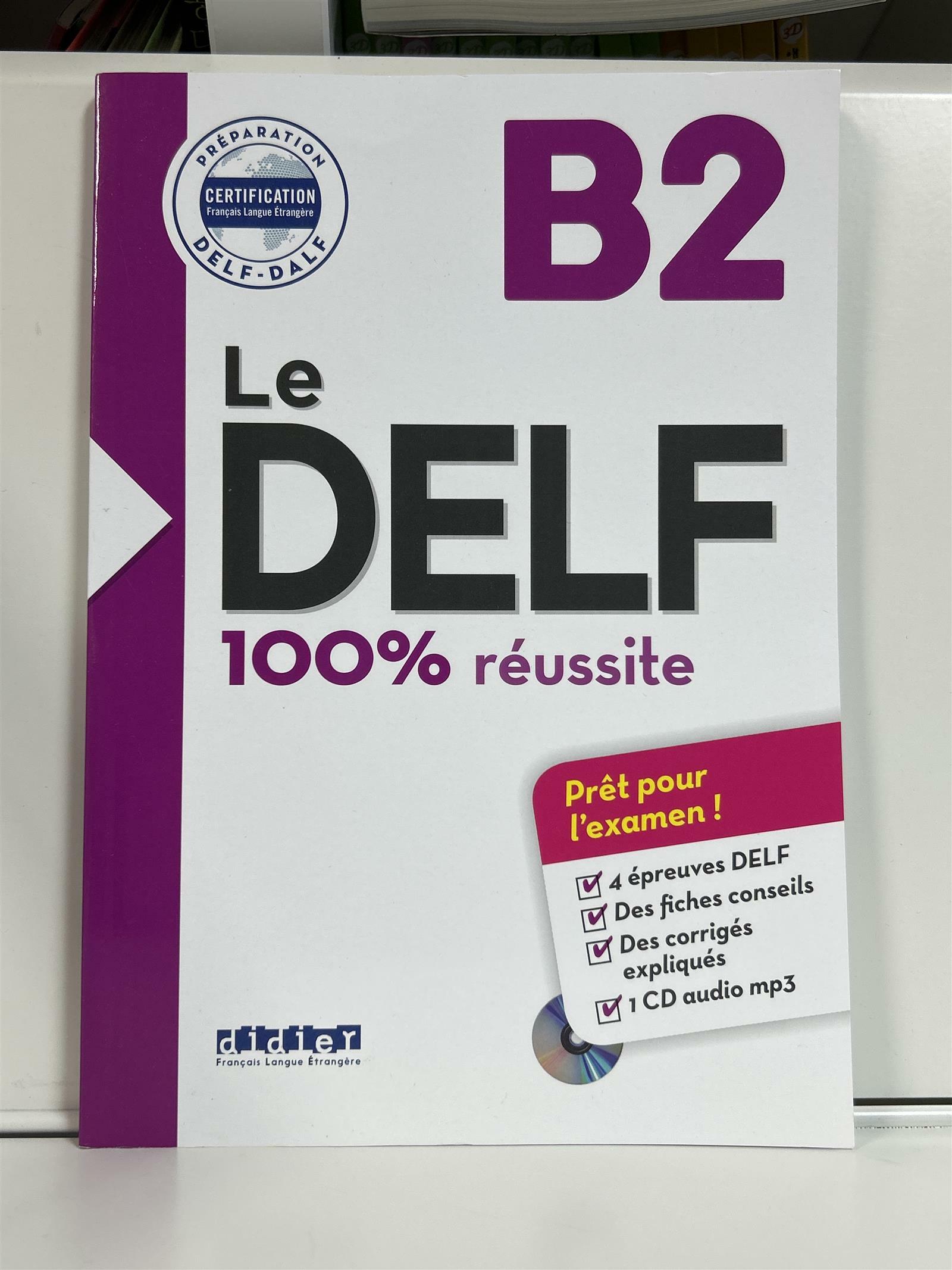 [중고] Le DELF 100% réussite B2 (1CD audio MP3) (Paperback)