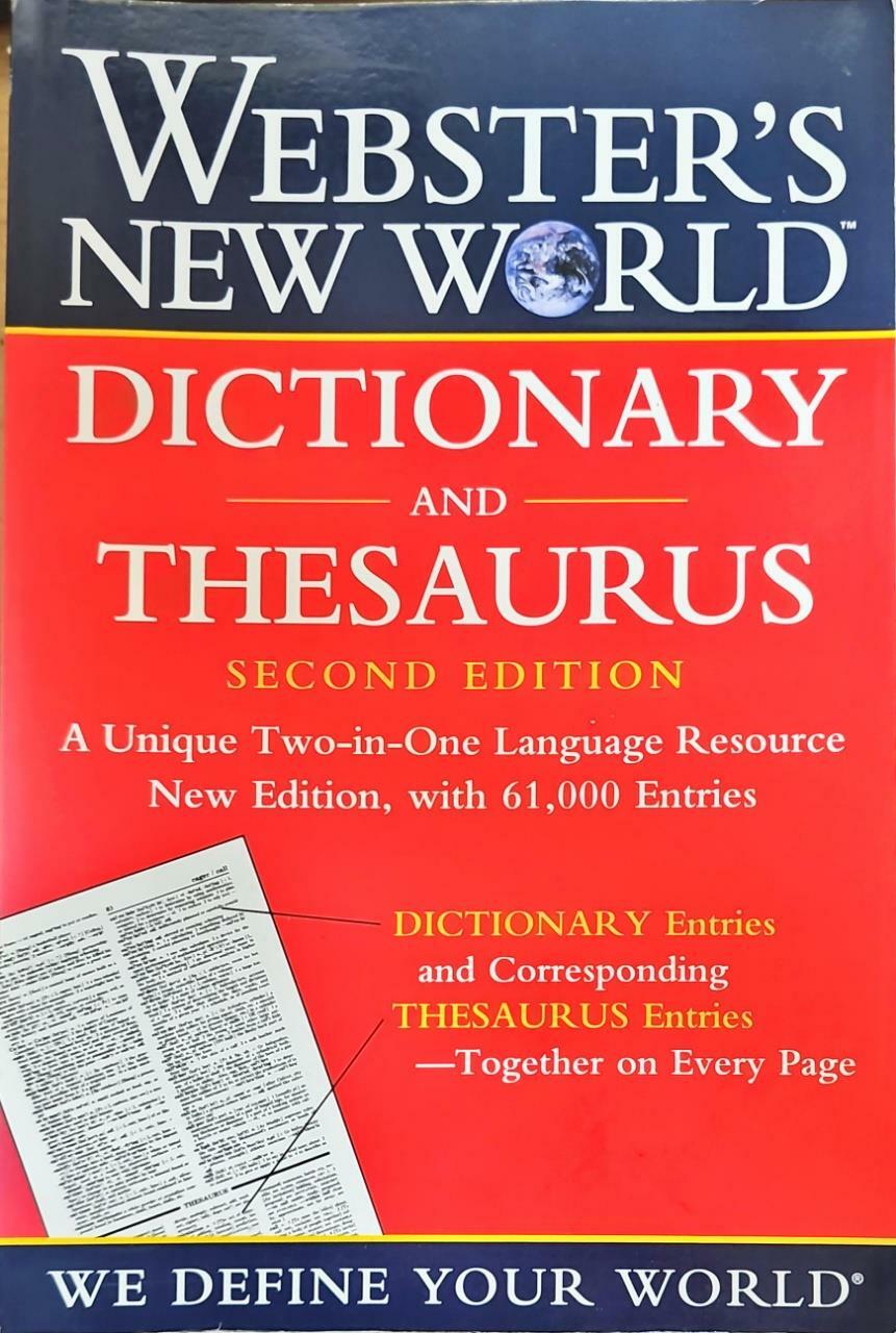 [중고] Webster‘s New World Dictionary and Thesaurus, 2nd Edition (Paper Edition) (Paperback, 2)