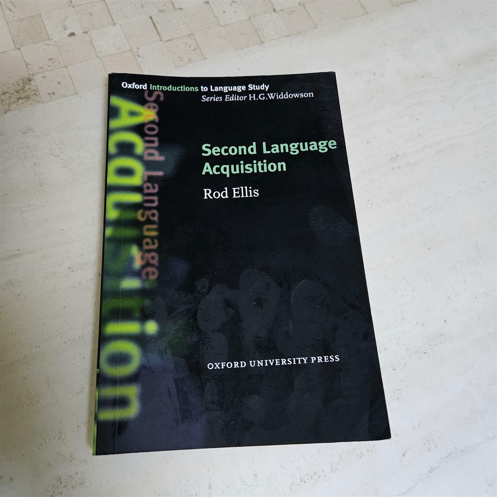 [중고] Second Language Acquisition (Paperback)