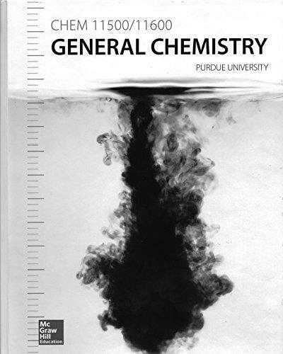 [중고] [외국도서] Chem 11500/11600 General Chemistry Purdue University - Hardcover (hardcover)