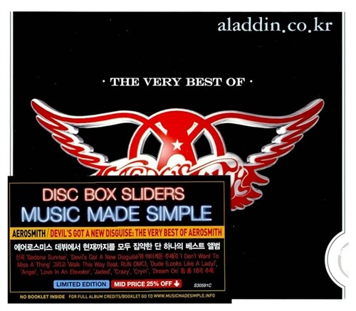 [수입] Aerosmith - Devils Got A New Disguise: The Very Best Of Aerosmith (Disc Box Sliders: Mid Price)