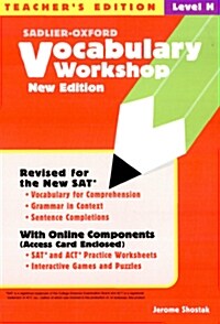 Vocabulary Workshop Level H : Teachers Edition (New Edition, Paperback)