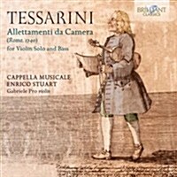 [수입] Gabriele Pro - 테사리니: 알레타멘티 다 카메라 (Tessarini: Allettamenti da Camera for Violin Solo & Bass)(CD)