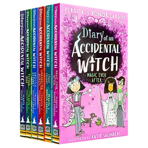 Diary of an Accidental Witch Series By Honor and Perdita Cargill 6 Books Collection Set (Paperback)