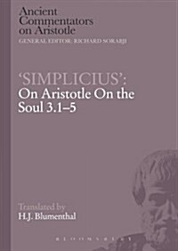 Simplicius: On Aristotle On the Soul 3.1-5 (Paperback)