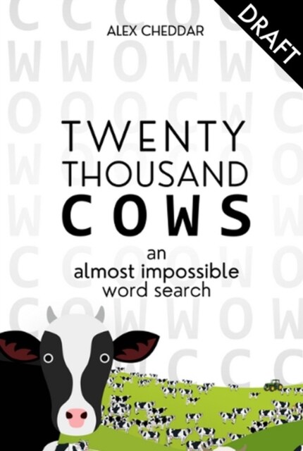 20,000 Cows! : An Almost Impossible Word Search (Paperback)