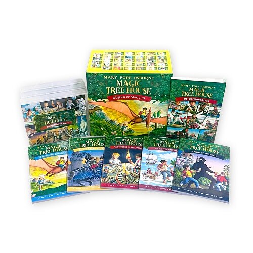 Magic Tree House #1~34 Set 매직트리하우스 스페셜에디션 세트 (Book+CD+Wordbook+Guidebook, 2024)