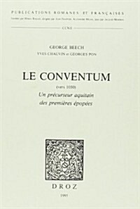 Le Conventum Vers 1030 (Paperback)