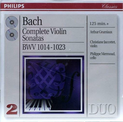 [중고] BACH : Complete Violin Sonatas - Arthur Grumiaux