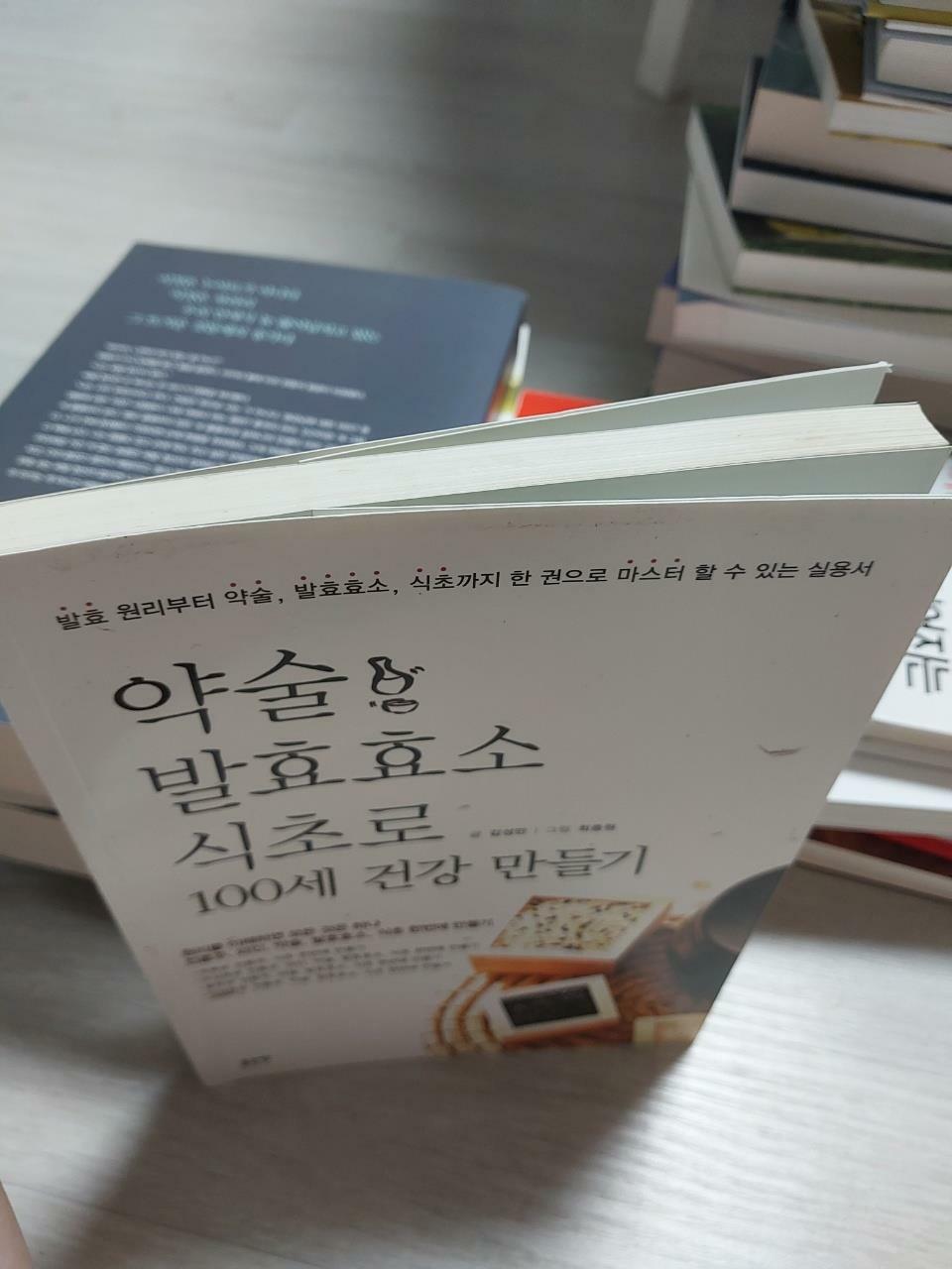 [중고] 약술 발효효소 식초로 100세 건강 만들기