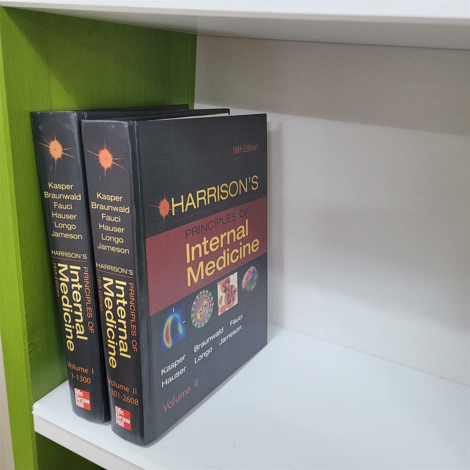 [중고] Harrison‘s Principles of Internal Medicine,16/e(IE) 1-2 (Hardcover)  