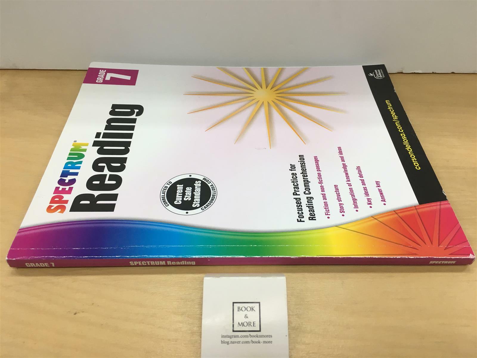 [중고] Spectrum Reading Workbook, Grade 7: Volume 105 (Paperback)