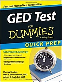 GED Test for Dummies, Quick Prep (Paperback, Quick Prep)