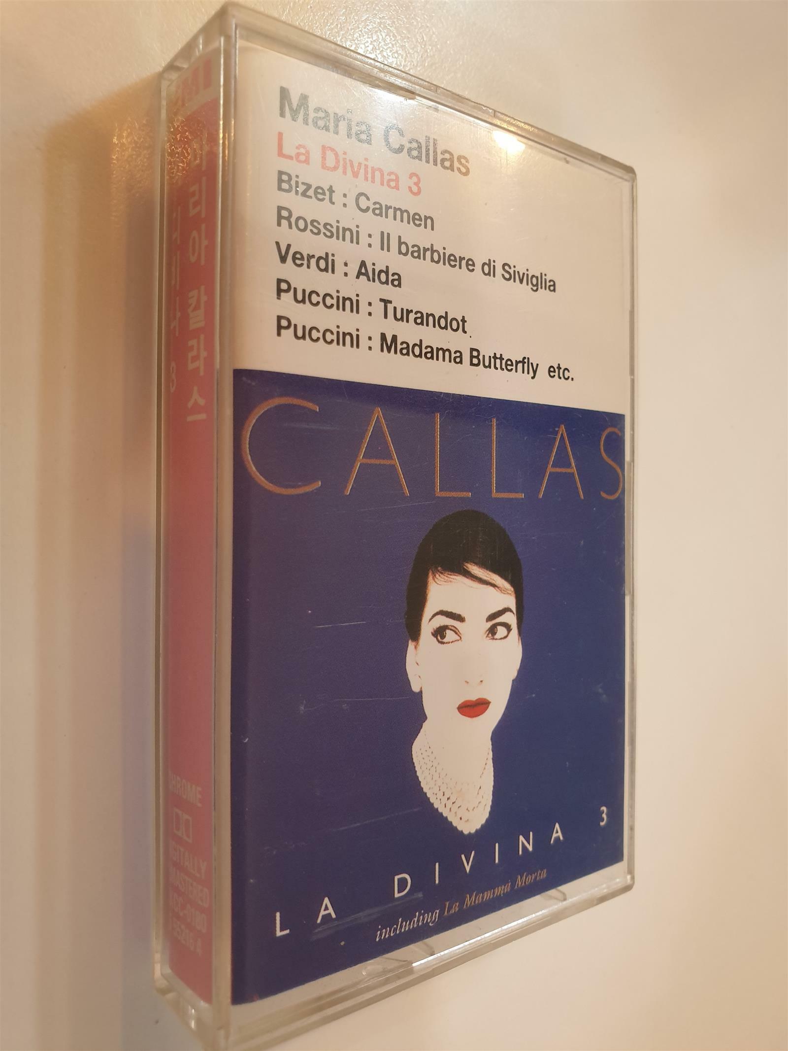 [중고] [개봉-카세트 테이프] 마리아 칼라스 Callas ‎– La Divina 3