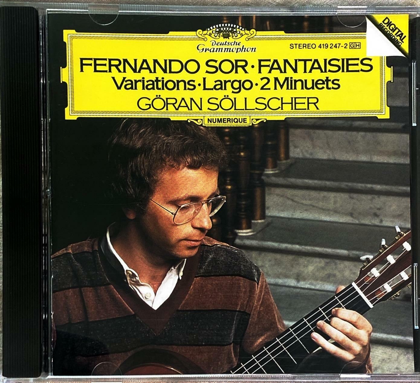 [중고] Fernando Sor : Fantaisies / Goran Sollscher