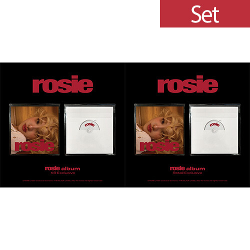 [세트] 로제 - ROSE first studio album ‘rosie’ (KR Exclusive + Retail Exclusive)