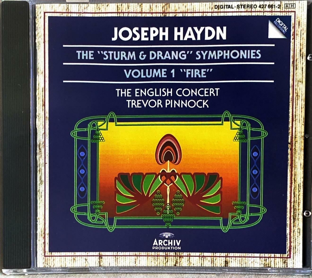 [중고] Haydn: The Sturm & Drang Symphonies Volume 1 ˝Fire˝ / Trevor Pinnock