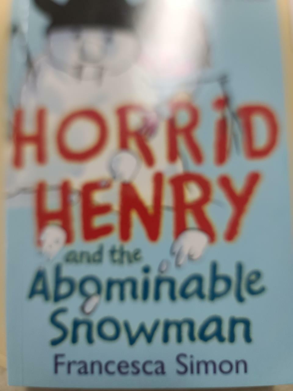 [중고] Horrid Henry and the Abominable Snowman (Paperback)