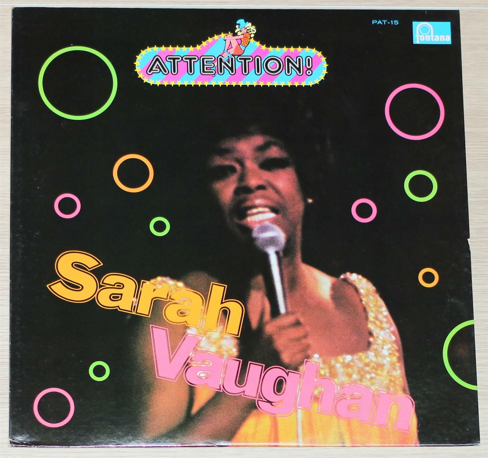 [중고] [LP 수입] Sarah Vaughan – Attention!