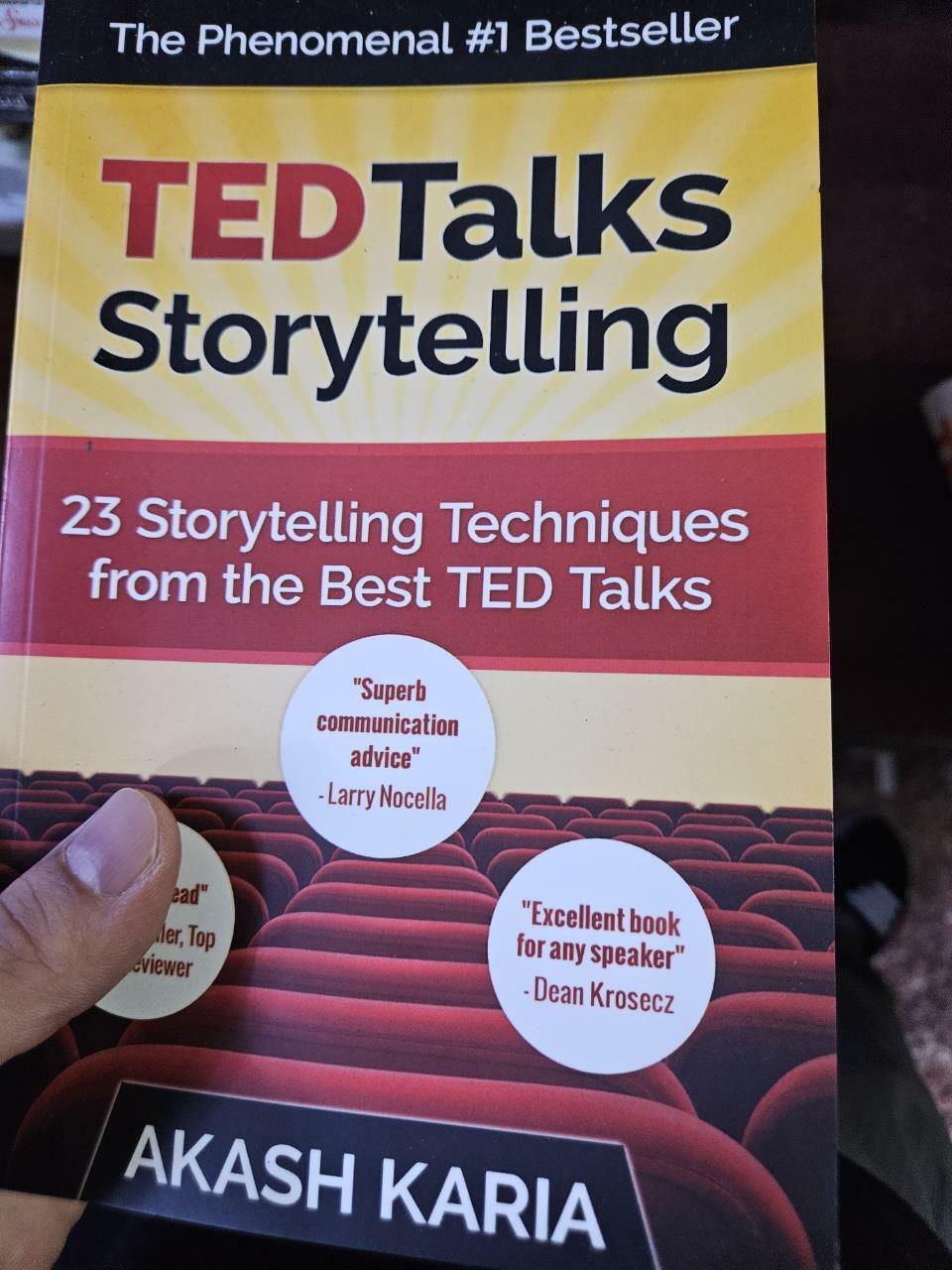 [중고] Ted Talks Storytelling: 23 Storytelling Techniques from the Best Ted Talks (Paperback)