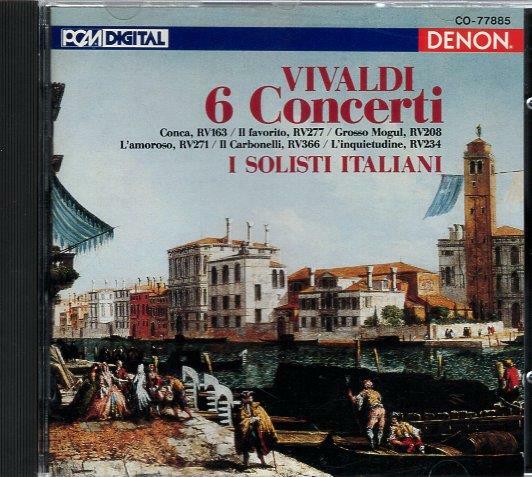 [중고] [수입] Vivaldi 6 Concerti - Conca, Il favorito, Grosso Mogul, L‘amoroso, Il Carbonelli, L‘inquietudine