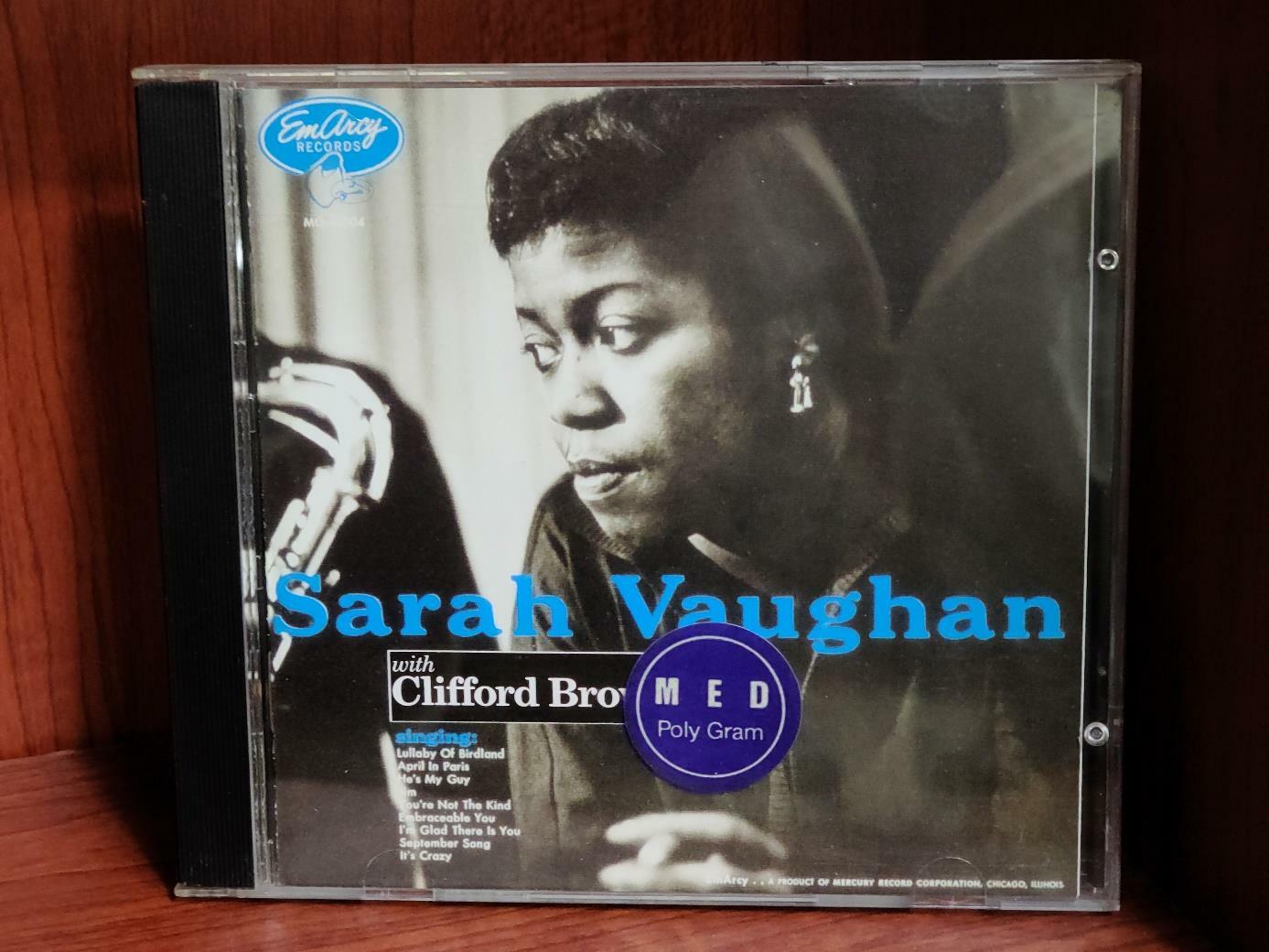 [중고] SARAH VAUGHAN / SARAH VAUGHAN WITH CLIFFORD BROWN 